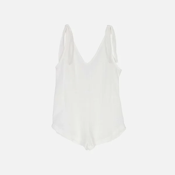 mikoh tarawa casual romper in bone - KITH-SHOP