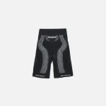 misbhv black sport activewear shorts - KITH-SHOP