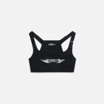 misbhv black techno sport lycra bra - KITH-SHOP