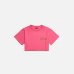 misbhv pink cropped tee the mbh hotel spa collection - KITH-SHOP