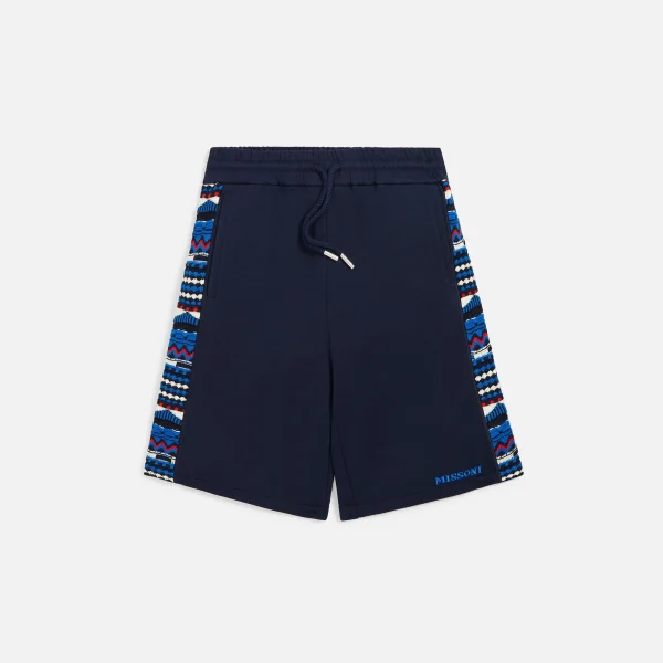 missoni blue velvet volume shorts - KITH-SHOP