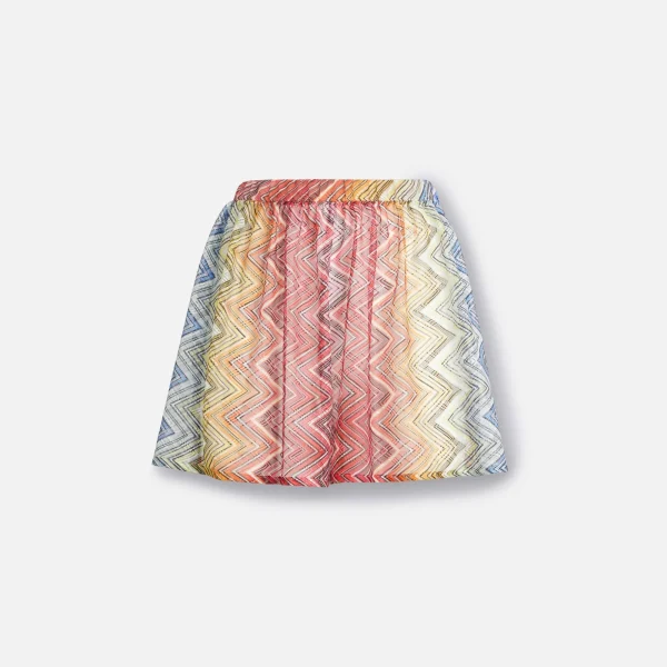 missoni multicolor chevron patterned shorts - KITH-SHOP