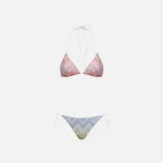 missoni multicolor chevron print bikini - KITH-SHOP