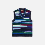 missoni multicolor knit vest in navy blue - KITH-SHOP