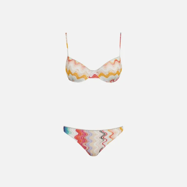 missoni multicolor white base bikini - KITH-SHOP