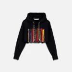 missoni x palm angels melting logo black hoodie - KITH-SHOP