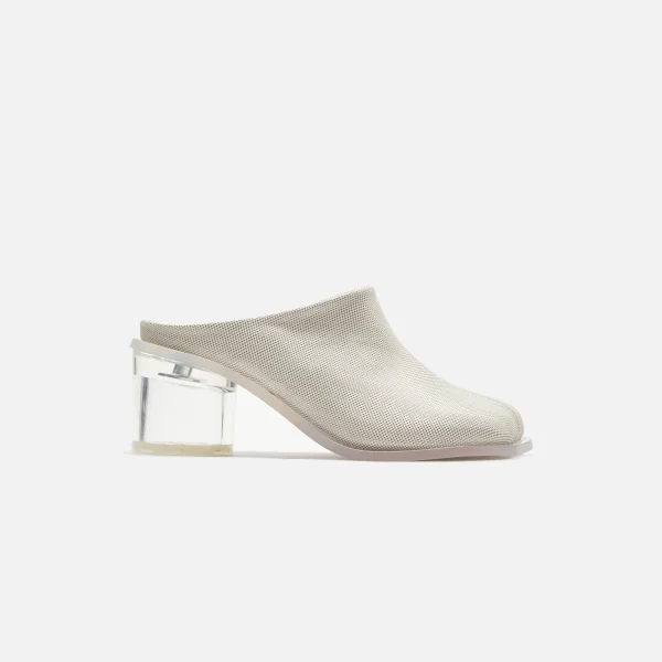 mm6 maison margiela canvas slippers in grout - KITH-SHOP