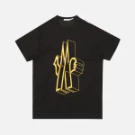 moncler black maglia t shirt - KITH-SHOP