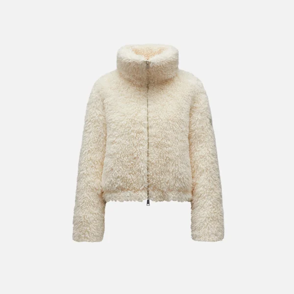 moncler blonville down jacket off white - KITH-SHOP