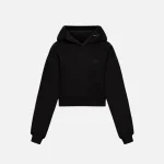 moncler hooded sweatshirt black - KITH-SHOP