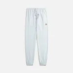 moncler light blue logo patch sweatpants - KITH-SHOP