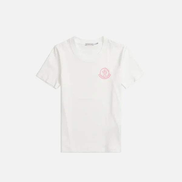 moncler natural stamp logo tee - KITH-SHOP