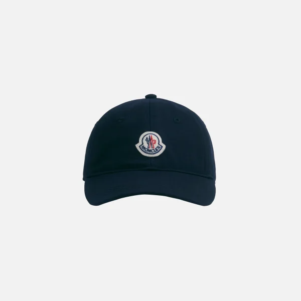 moncler navy baseball cap premium berretto hat - KITH-SHOP