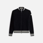 moncler navy extrafine wool cardigan - KITH-SHOP