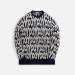 moncler navy sweater premium quality - KITH-SHOP