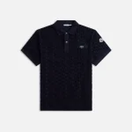 moncler night blue polo shirt - KITH-SHOP