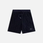 moncler terry night blue shorts - KITH-SHOP