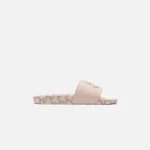 moncler white jeanne slides - KITH-SHOP