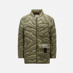 moncler x salehe bembury brown beige peano print jacket - KITH-SHOP