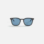 mr leight getty ii s sunglasses black gunmetal frame with lagoon blue lenses - KITH-SHOP