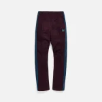 narrow track pants in bordeaux needles collection - KITH-SHOP