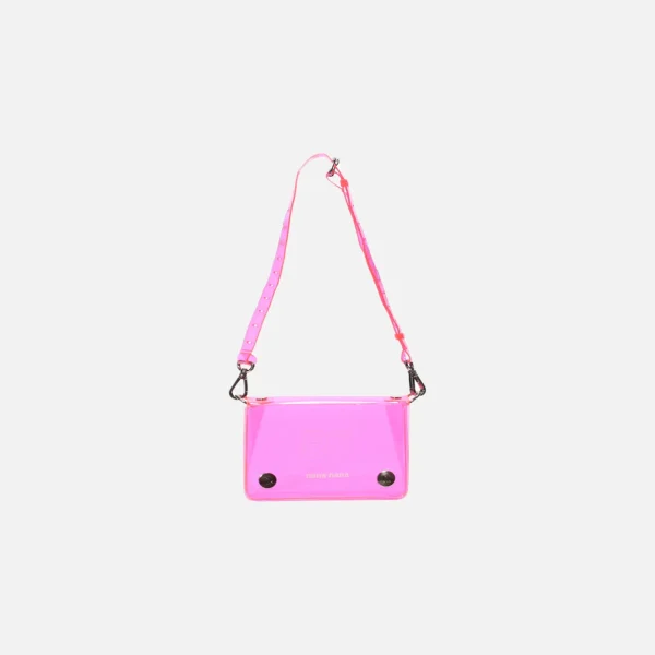 neon pink pvc nana nana b7 tote bag - KITH-SHOP