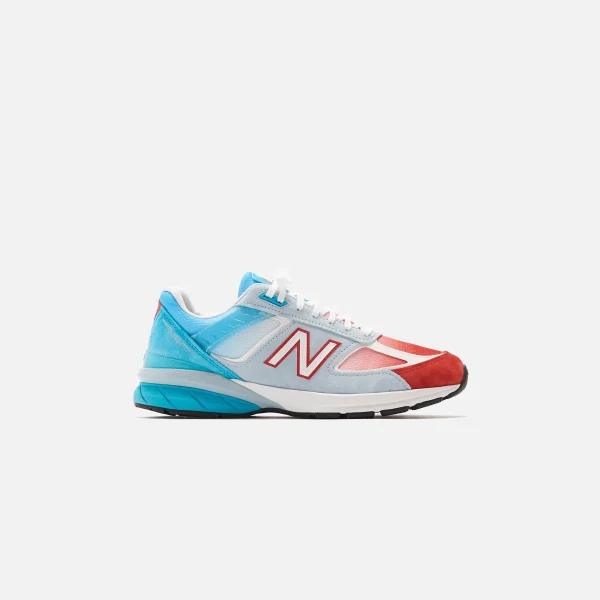 new balance 990 v5 made in usa red and white - KITH-SHOP