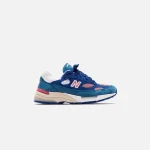 new balance 992 sneakers navy green and pink - KITH-SHOP