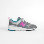 new balance 997 hv1 grade school shoes grey pink blue - KITH-SHOP