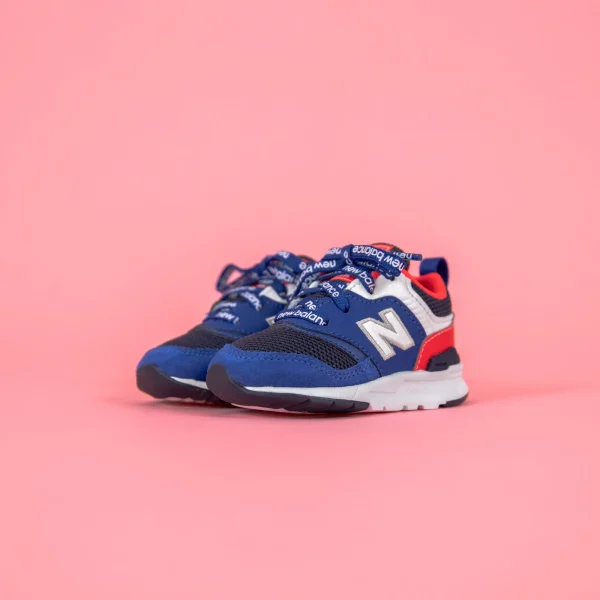 new balance infant 997h sneakers team royal energy red - KITH-SHOP