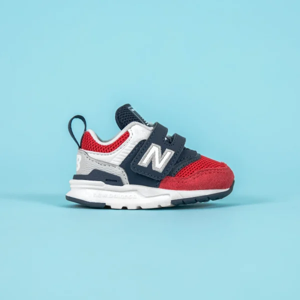 new balance infant 997h strap sneakers bold team red - KITH-SHOP