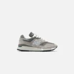 new balance m997 5 running shoes grey - KITH-SHOP