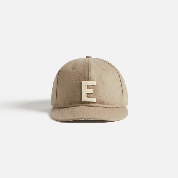 new era essentials wool trucker hat tan - KITH-SHOP