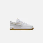 nike air force 1 07 in white and bronzine - KITH-SHOP