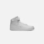 nike air force 1 high 07 white leather sneakers - KITH-SHOP