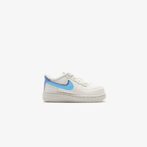 nike air force 1 lv8 white medium blue black blue chill - KITH-SHOP