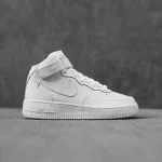 nike air force 1 mid grade school white white - KITH-SHOP