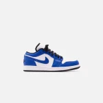 nike air jordan 1 low white hyper royal black - KITH-SHOP