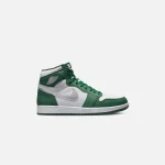 nike air jordan 1 retro high og gorge green metallic silver white - KITH-SHOP