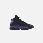 nike air jordan 13 retro black court purple white - KITH-SHOP