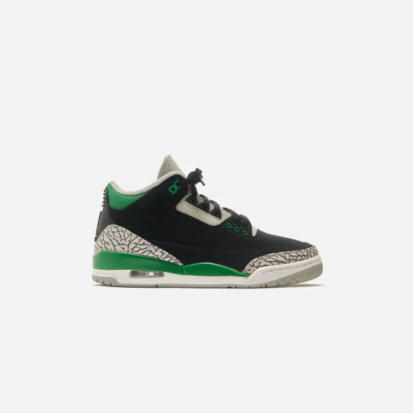 nike air jordan 3 retro black and pine green - KITH-SHOP