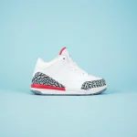 nike air jordan 3 retro white fire red cement grey - KITH-SHOP