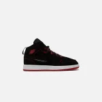 nike air jordan pre school mid se white black gym red - KITH-SHOP