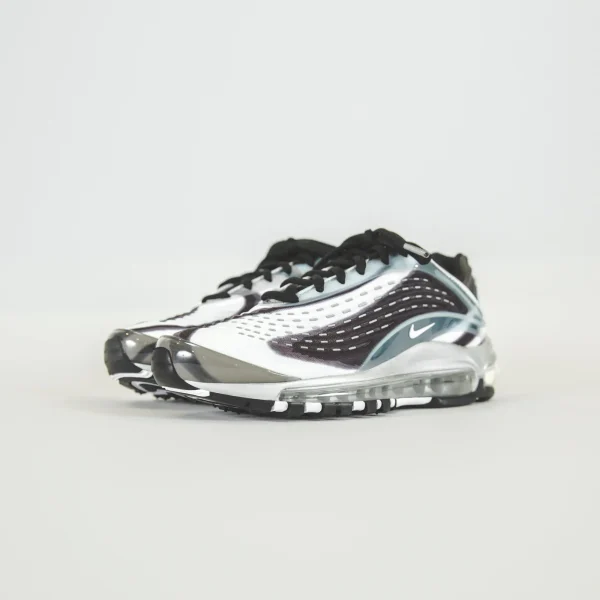 nike air max deluxe dark grey white black and wolf grey - KITH-SHOP