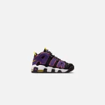 nike air more uptempo 96 black multi color court purple - KITH-SHOP