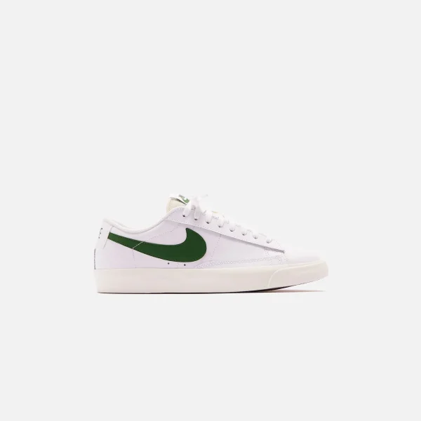 nike blazer low white forest green sail - KITH-SHOP