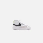 nike blazer mid 77 white black bright yellow - KITH-SHOP