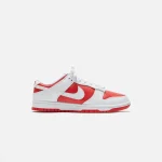 nike dunk low retro university red white and total orange - KITH-SHOP