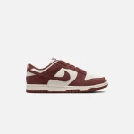 nike dunk low shoes phantom red sepia sail white colorway - KITH-SHOP