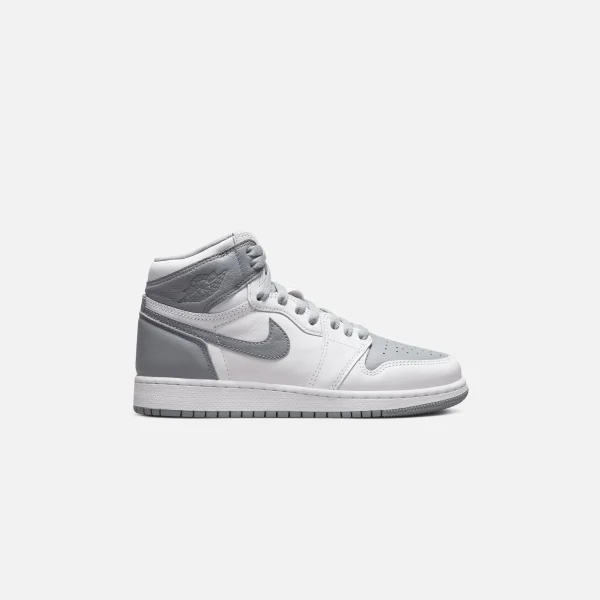 nike grade school air jordan 1 retro high og stealth white - KITH-SHOP